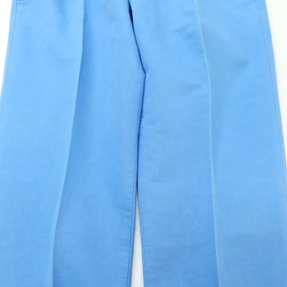 [Used] PT01 BEAMS F special order cotton linen casual slacks pants light blue [size 44] [BLU] [S/S] [Condition rank D] [Men&