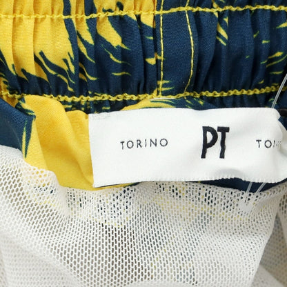 [New] PT TORINO Polyester Amphibious Shorts Yellow x Navy [Size 48] [YEL] [S/S] [Condition Rank N] [Men&