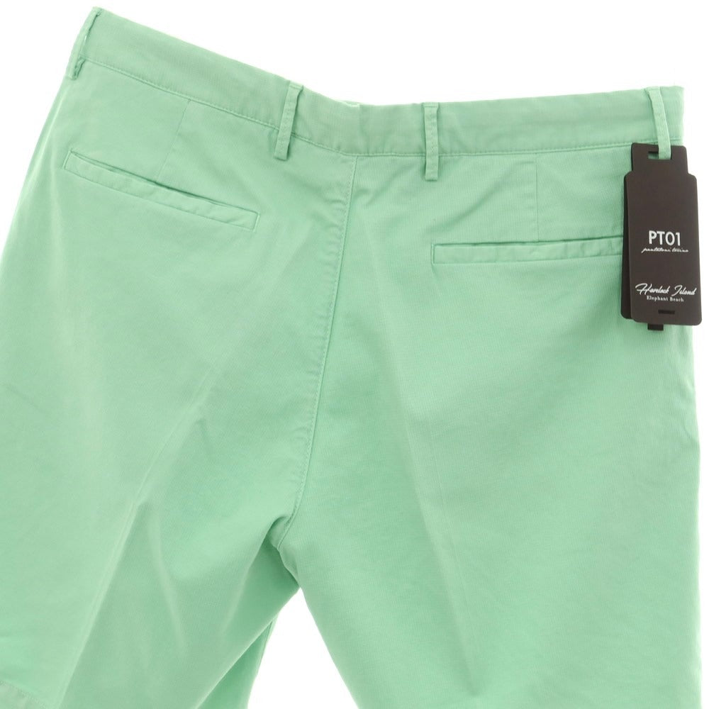 [New] PT01 BERMUDA stretch cotton shorts, pale green [Size 46] [GRN] [S/S] [Condition Rank N] [Men&