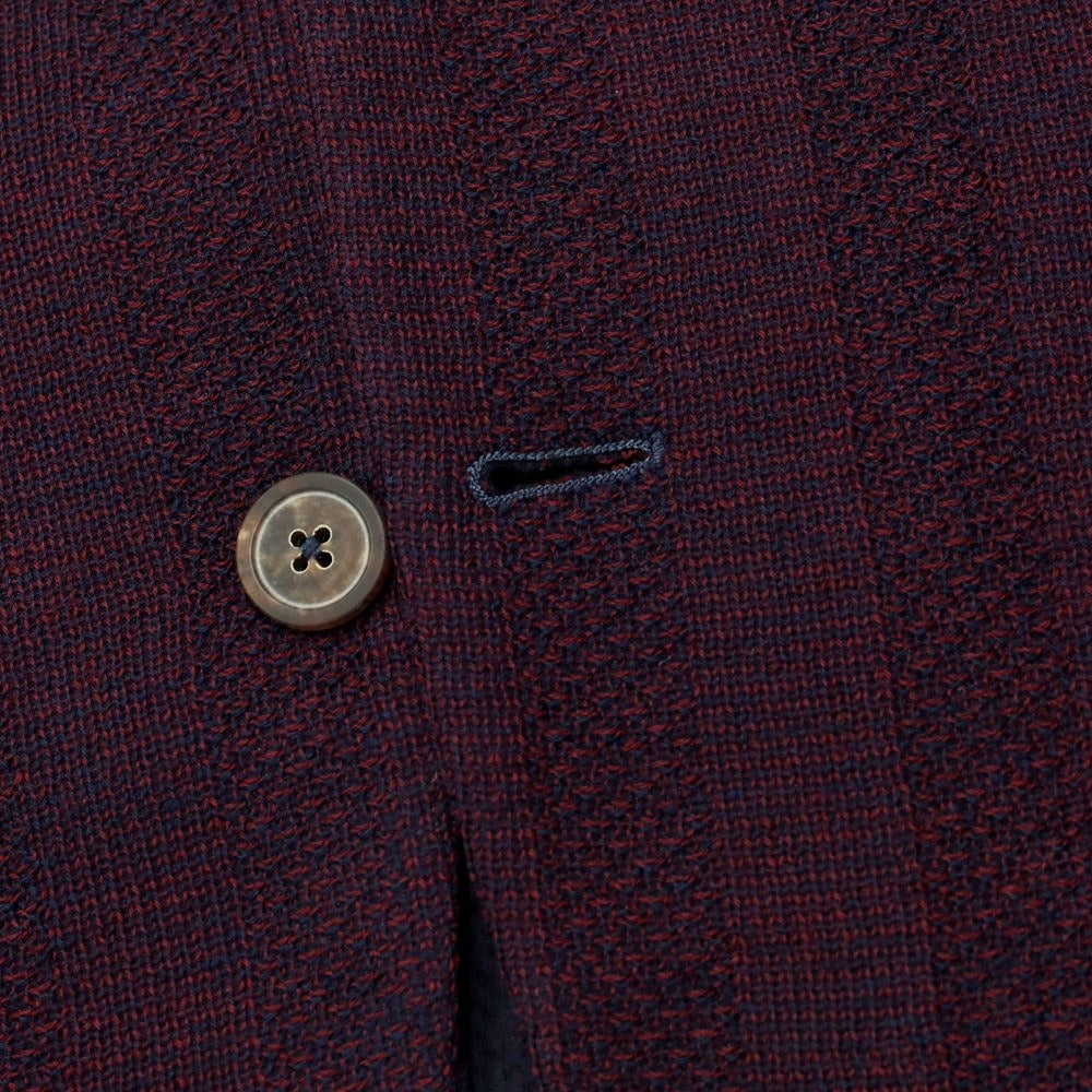 [Used] Bagutta wool casual jacket, wine x navy [Size 46] [PUP] [A/W] [Condition Rank B] ​​[Men&