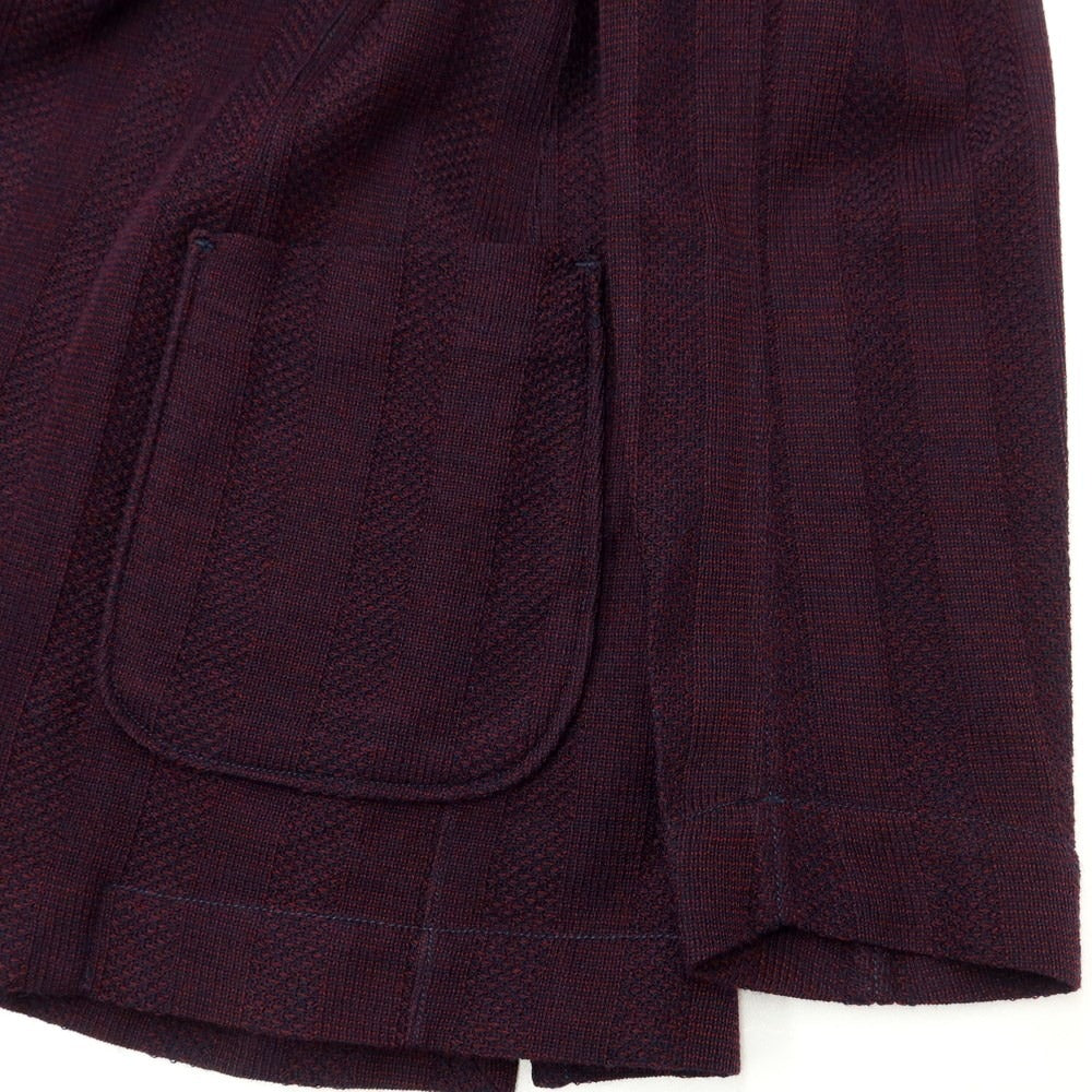 [Used] Bagutta wool casual jacket, wine x navy [Size 46] [PUP] [A/W] [Condition Rank B] ​​[Men&