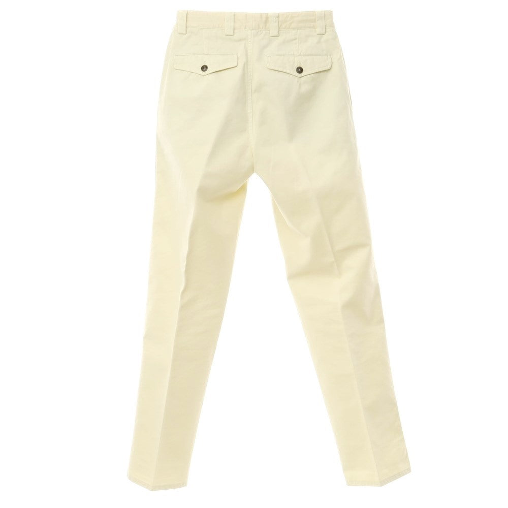 [Used] PT01 Twill Cotton Casual Slacks Pants Light Yellow [29] [Condition Rank B] [Men&