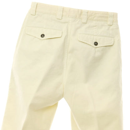 [Used] PT01 Twill Cotton Casual Slacks Pants Light Yellow [29] [Condition Rank B] [Men&