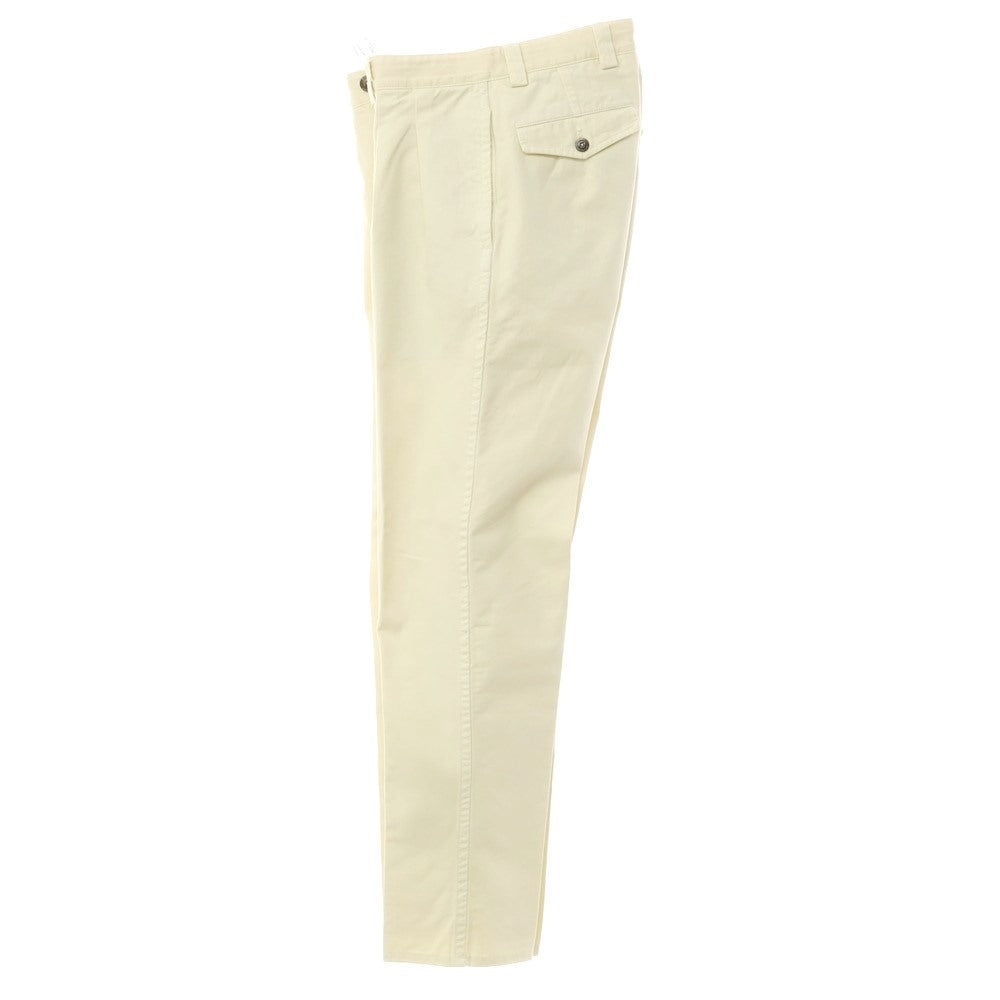 [Used] PT01 Twill Cotton Casual Slacks Pants Light Yellow [29] [Condition Rank B] [Men&