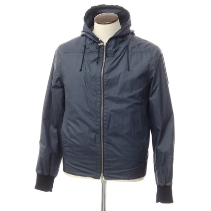 [Used] Herno Polyester Zip-up Hooded Blouson Grayish Light Navy [50] [Condition Rank C] [Men&