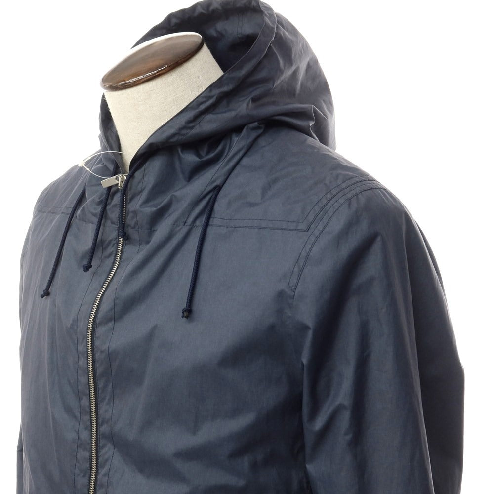 [Used] Herno Polyester Zip-up Hooded Blouson Grayish Light Navy [50] [Condition Rank C] [Men&