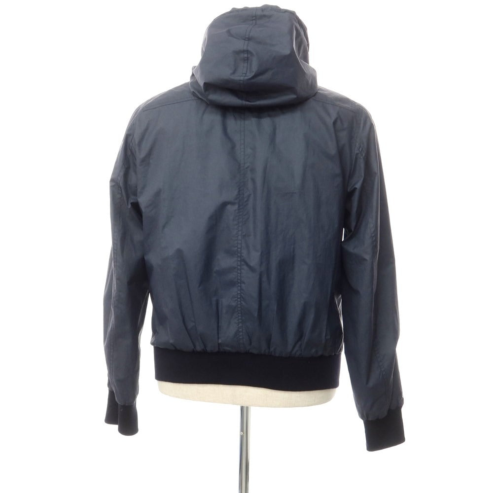 [Used] Herno Polyester Zip-up Hooded Blouson Grayish Light Navy [50] [Condition Rank C] [Men&