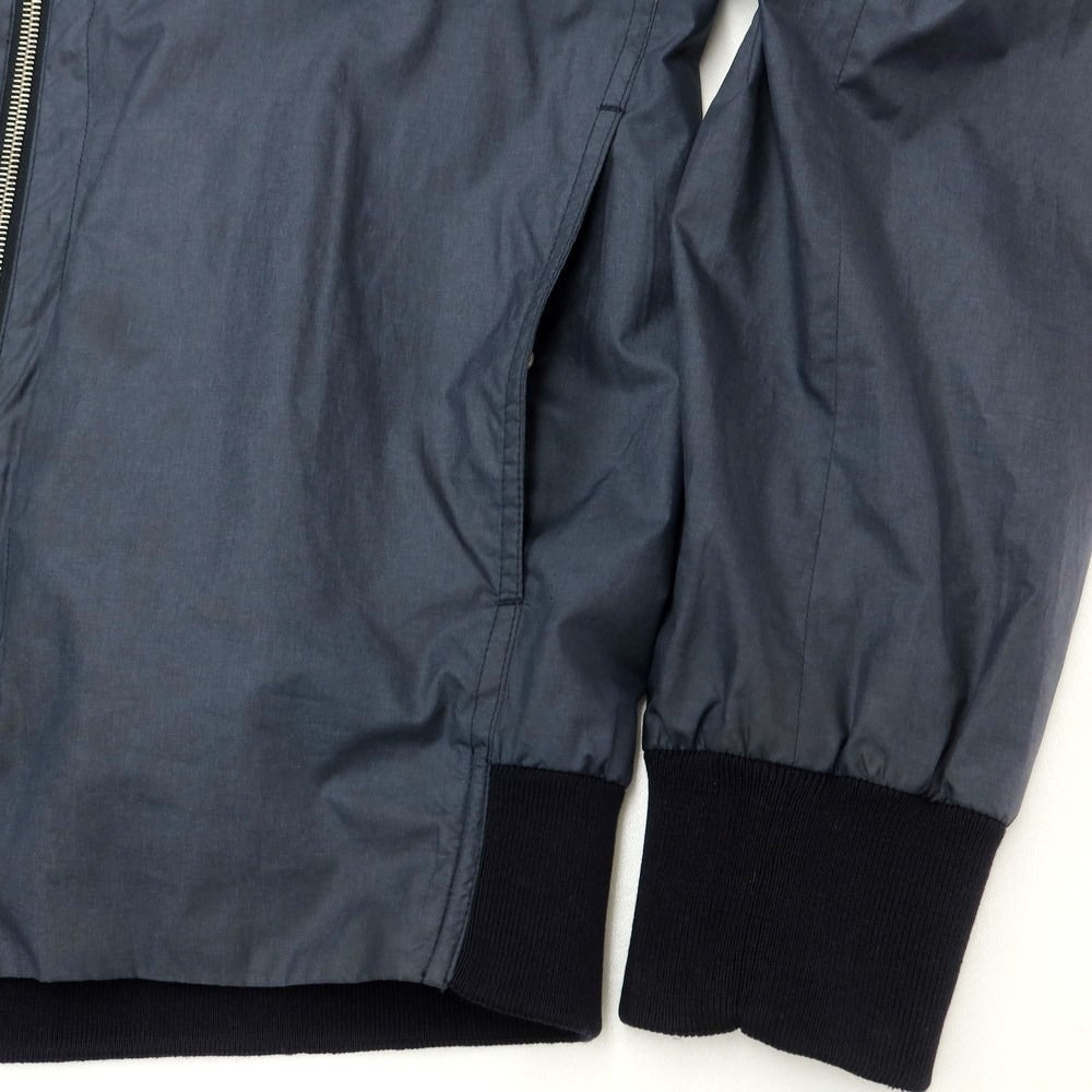 [Used] Herno Polyester Zip-up Hooded Blouson Grayish Light Navy [50] [Condition Rank C] [Men&