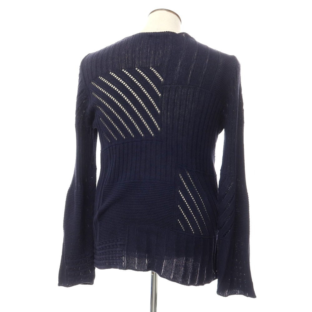 [Used] Roberto Collina ROBERTO COLLINA Cotton linen pullover knit navy [50] [Condition rank C] [Men&