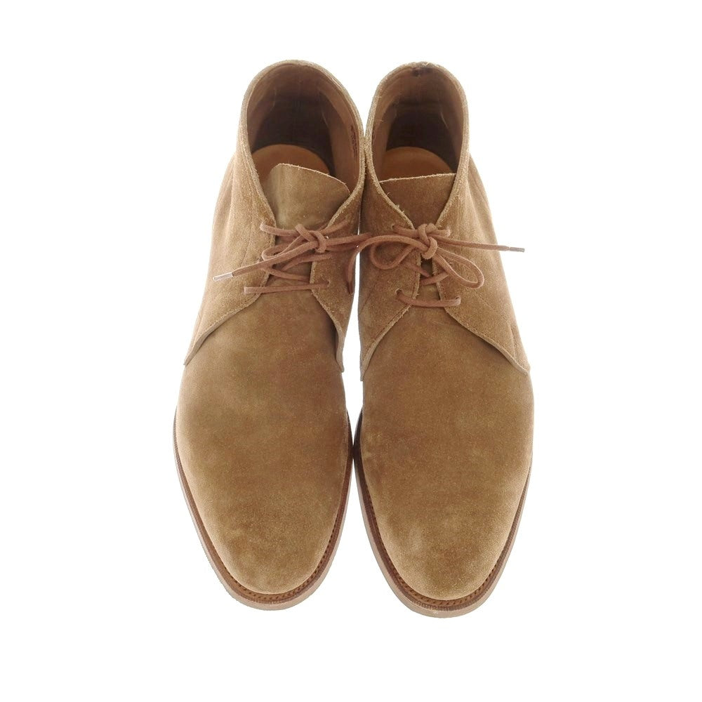 [Used] Edward Green Suede Unlined Chukka Boots Beige Brown [8 E] [Condition Rank B] [Men&