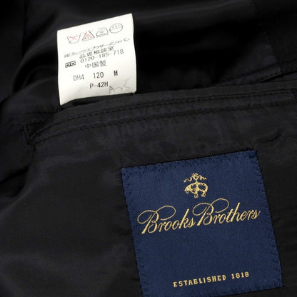 【中古】ブルックスブラザーズ Brooks Brothers ウール 2つボタンスーツ ブラック【 39SHT　33W 】【 状態ランクB 】【 メンズ 】
[APD]