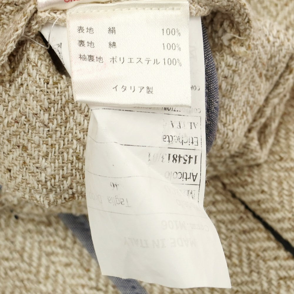 [Used] Altea Silk 3B Casual Jacket Beige [Size 46] [BEI] [S/S] [Condition Rank C] [Men&