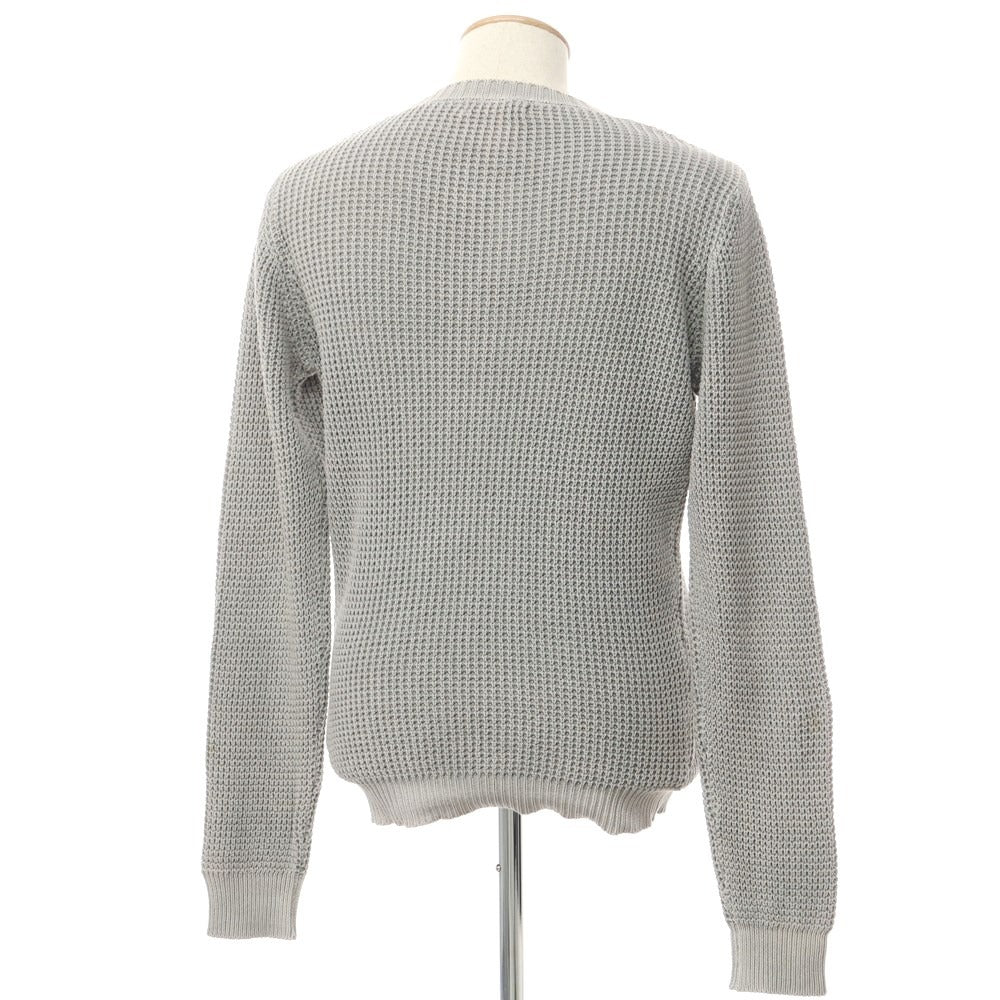 【中古】ウールアンドコー WOOL＆CO コットン クルーネック プルオーバーニット グレー【 S 】【 状態ランクC 】【 メンズ 】
[CPD]