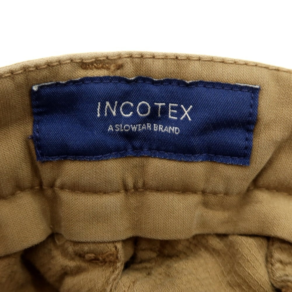 [Used] INCOTEX stretch cotton cargo pants, dark beige [46] [Condition: C] [Men&