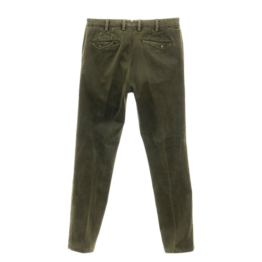 [Used] PT01 WEST POINT Cotton Casual Slacks Pants Olive [48] [Condition Rank B] [Men&