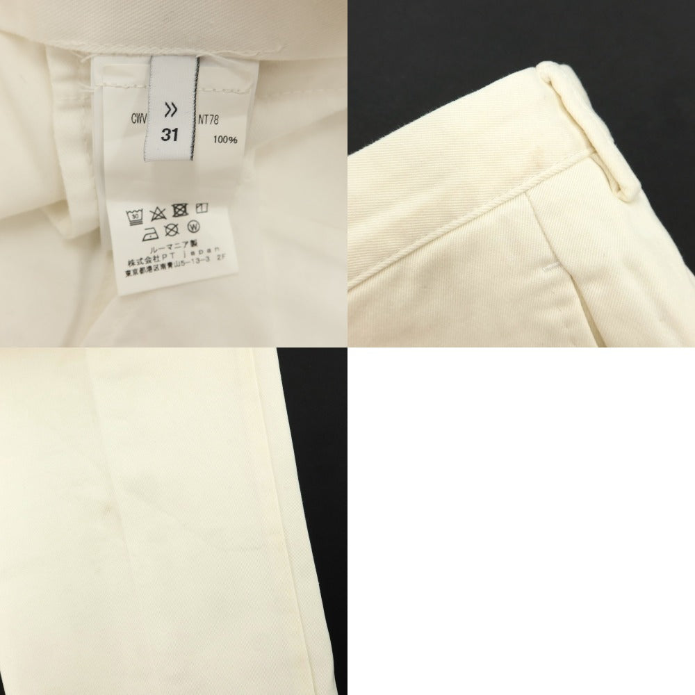 [Used] PT01 FORWARD Cotton Casual Slacks
 White [Size 31] [WHT] [S/S] [Condition Rank B] [Men&