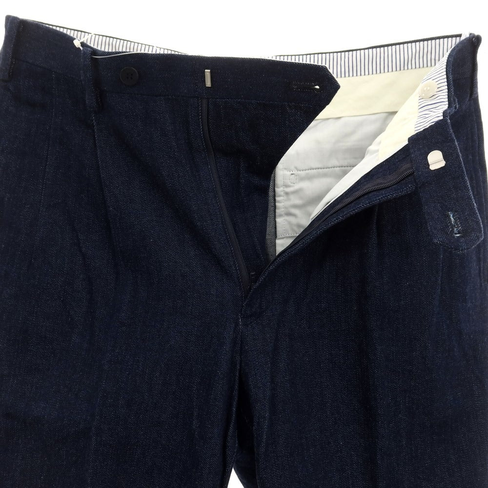 [Used] SO cotton denim casual slacks pants
 Navy [Size 44] [NVY] [S/S] [Condition Rank B] [Men&