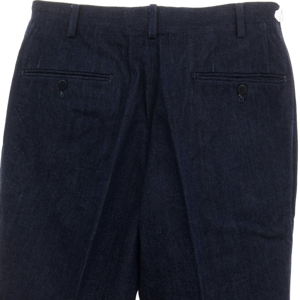 [Used] SO cotton denim casual slacks pants
 Navy [Size 44] [NVY] [S/S] [Condition Rank B] [Men&