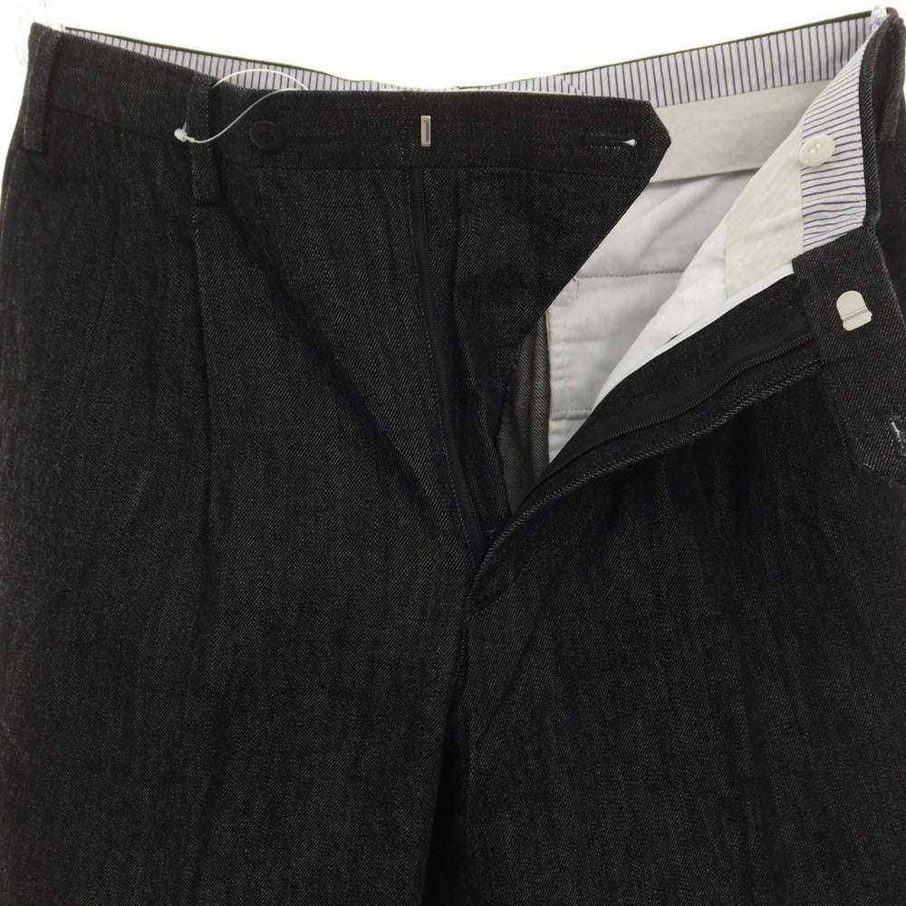 [Used] SO cotton denim casual slacks pants
 Black [Size 44] [BLK] [S/S] [Condition Rank B] [Men&