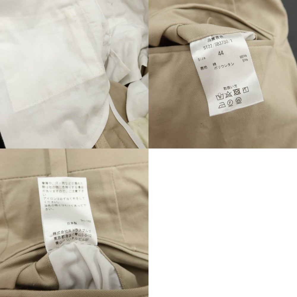 [Used] SO Cotton Casual Slacks Pants
 Beige [Size 44] [BEI] [S/S] [Condition Rank B] [Men&