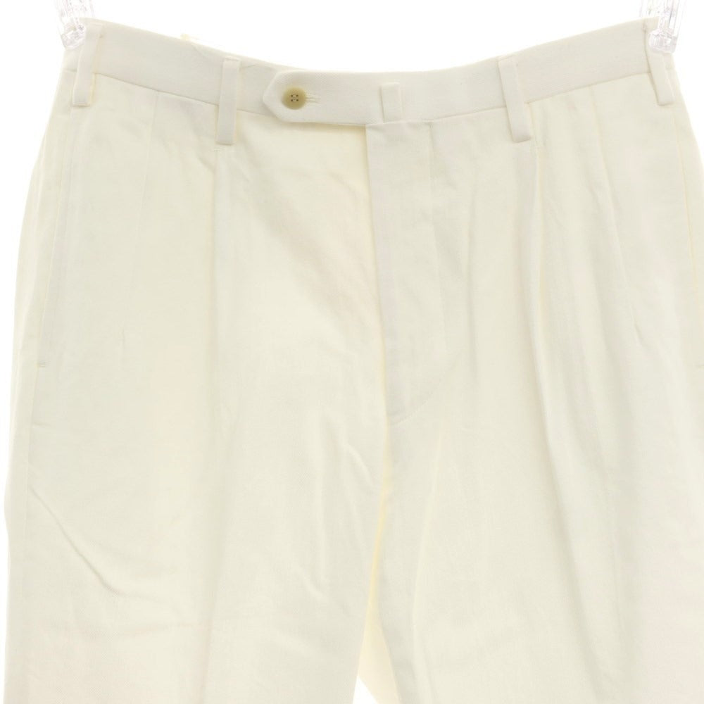 [Used] SO Cotton Casual Slacks Pants
 White [Size 44] [WHT] [S/S] [Condition Rank B] [Men&