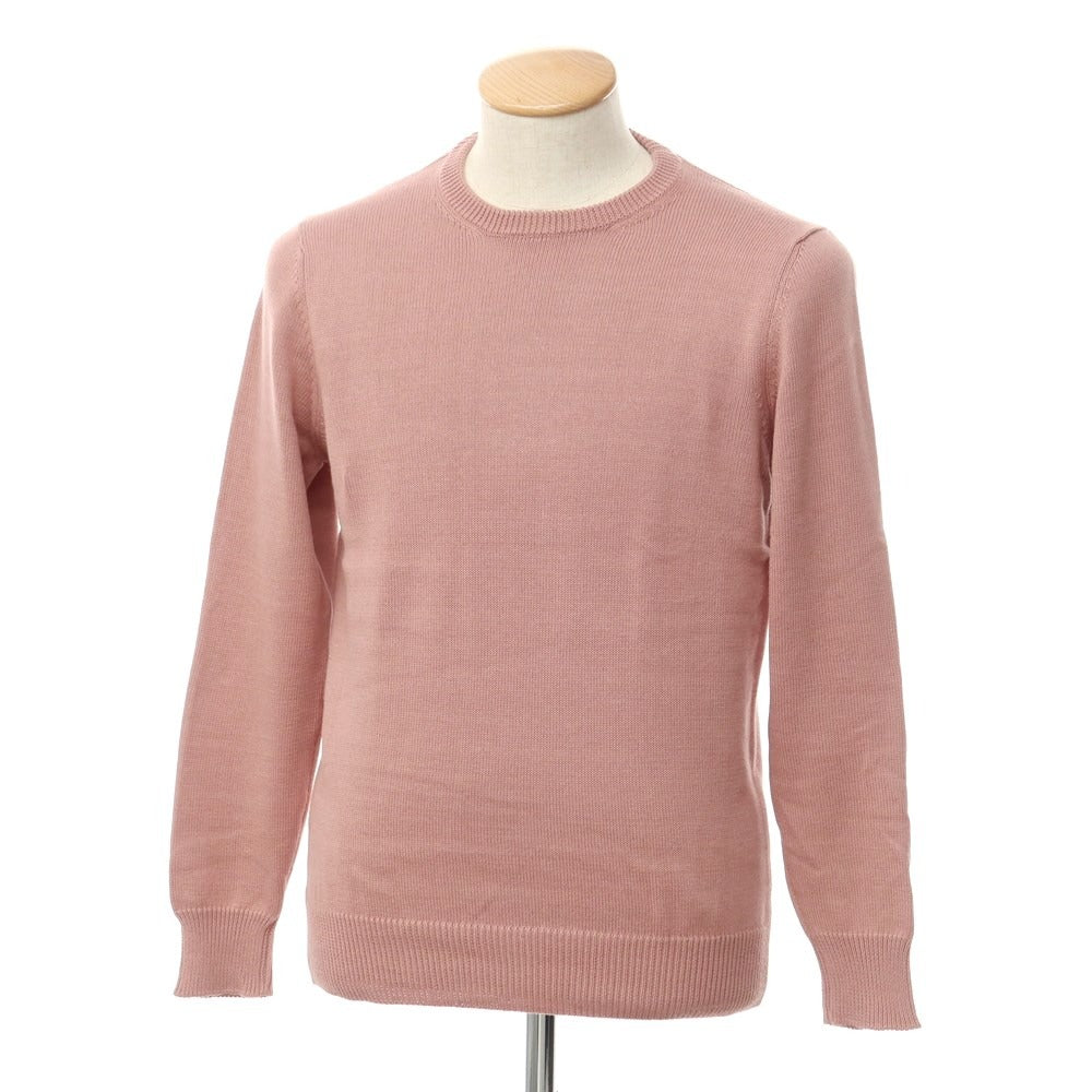 [Used] Alessandro Luppi Cotton Long Sleeve Crew Neck Pullover Knit
 Pink [Size 44] [PNK] [S/S] [Condition Rank B] [Men&