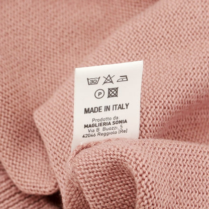 [Used] Alessandro Luppi Cotton Long Sleeve Crew Neck Pullover Knit
 Pink [Size 44] [PNK] [S/S] [Condition Rank B] [Men&