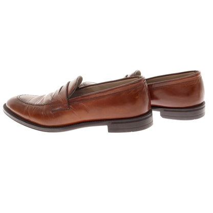 [Used] DOUCALS coin loafers, brown [39] [Condition: C] [Men&