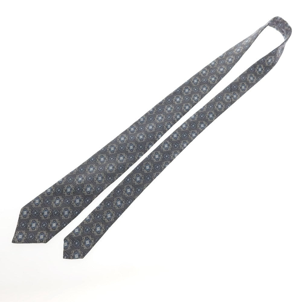 中古】ドミニク フランス Dominique France 3つ折り シルク 小紋柄