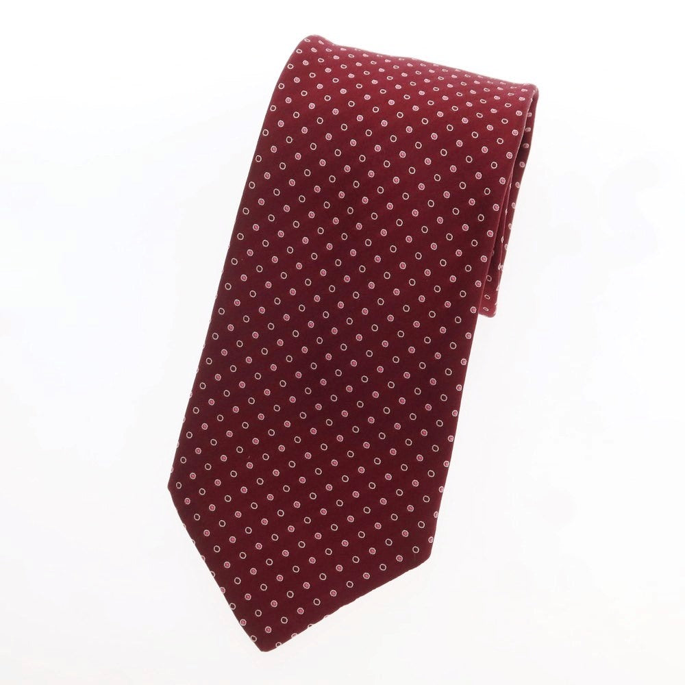 【中古】ブリオーニ Brioni 3つ折り シルク ドット柄ネクタイ ボルドー【RED】【S/S/A/W】【状態ランクB】【メンズ】【759178】
[APD]