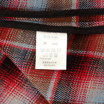 [Used] Pendleton Cotton Check Zip-up Blouson Brown x Red [L] [Condition Rank B] [Men&