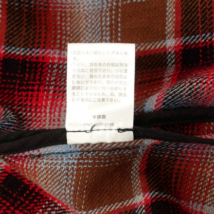 [Used] Pendleton Cotton Check Zip-up Blouson Brown x Red [L] [Condition Rank B] [Men&