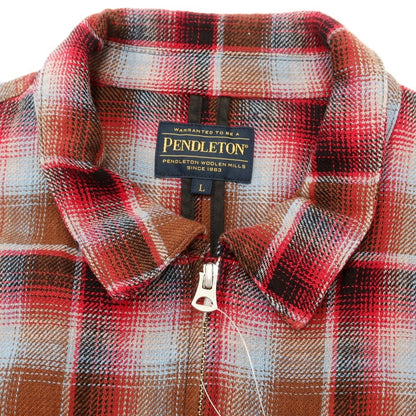 【中古】ペンドルトン PENDLETON コットン チェック ジップアップブルゾン ブラウンxレッド【 L 】【 状態ランクB 】【 メンズ 】
[CPD]