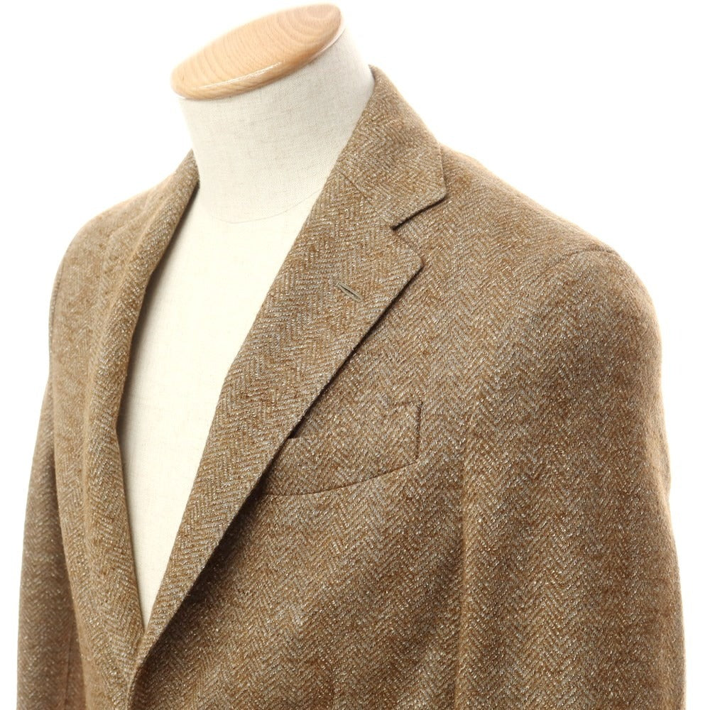 [Used] LARDINI wool cotton linen 3B tailored jacket
 Brown x Gray [Size 44] [BRW] [A/W] [Condition Rank B] ​​[Men&