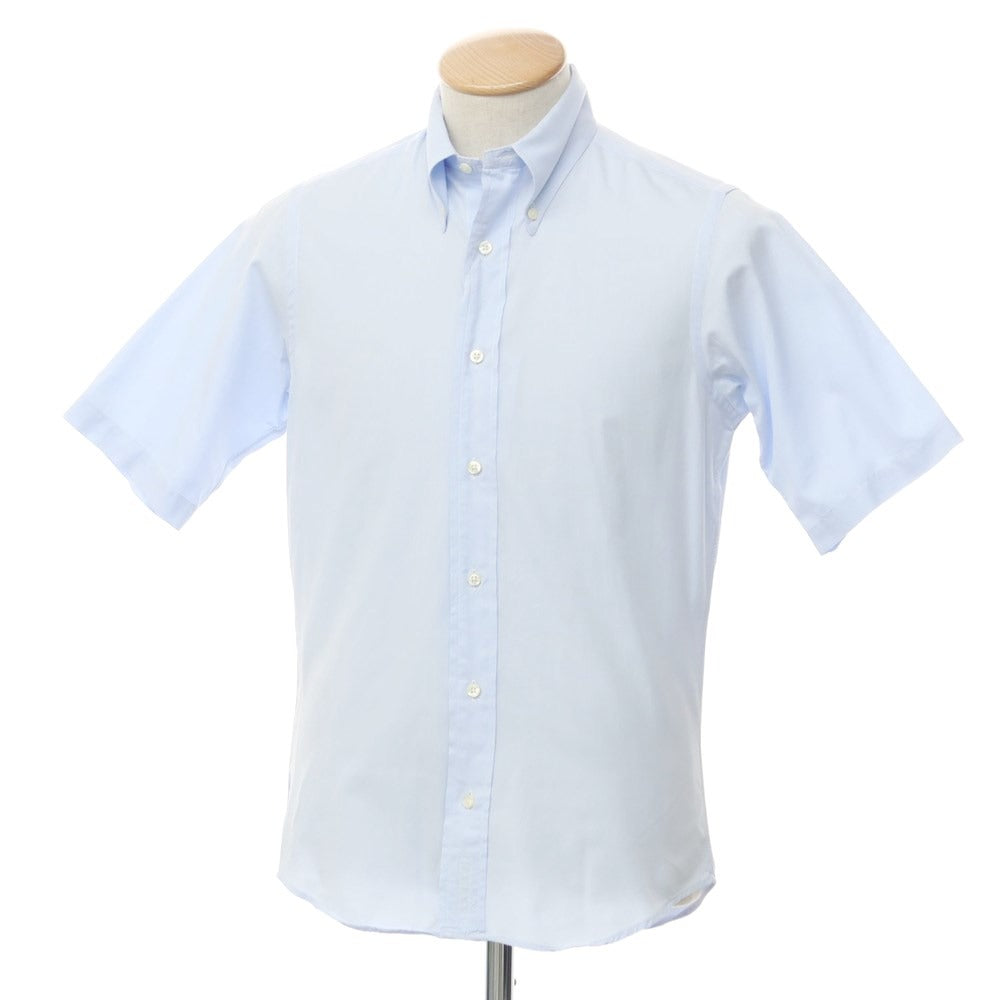 [Used] INDIVIDUALIZED SHIRTS Cotton Button-down Short Sleeve Shirt Light Blue [S] [Condition Rank C] [Men&