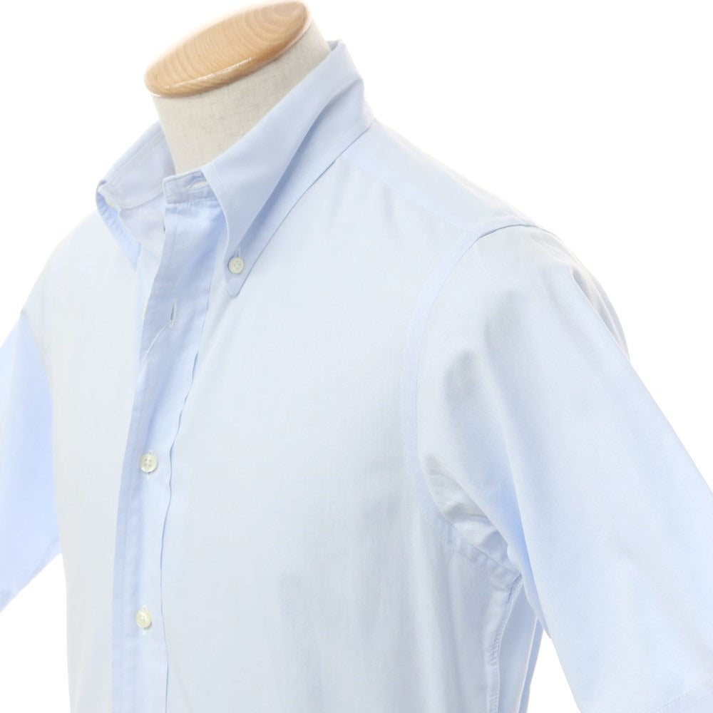 [Used] INDIVIDUALIZED SHIRTS Cotton Button-down Short Sleeve Shirt Light Blue [S] [Condition Rank C] [Men&