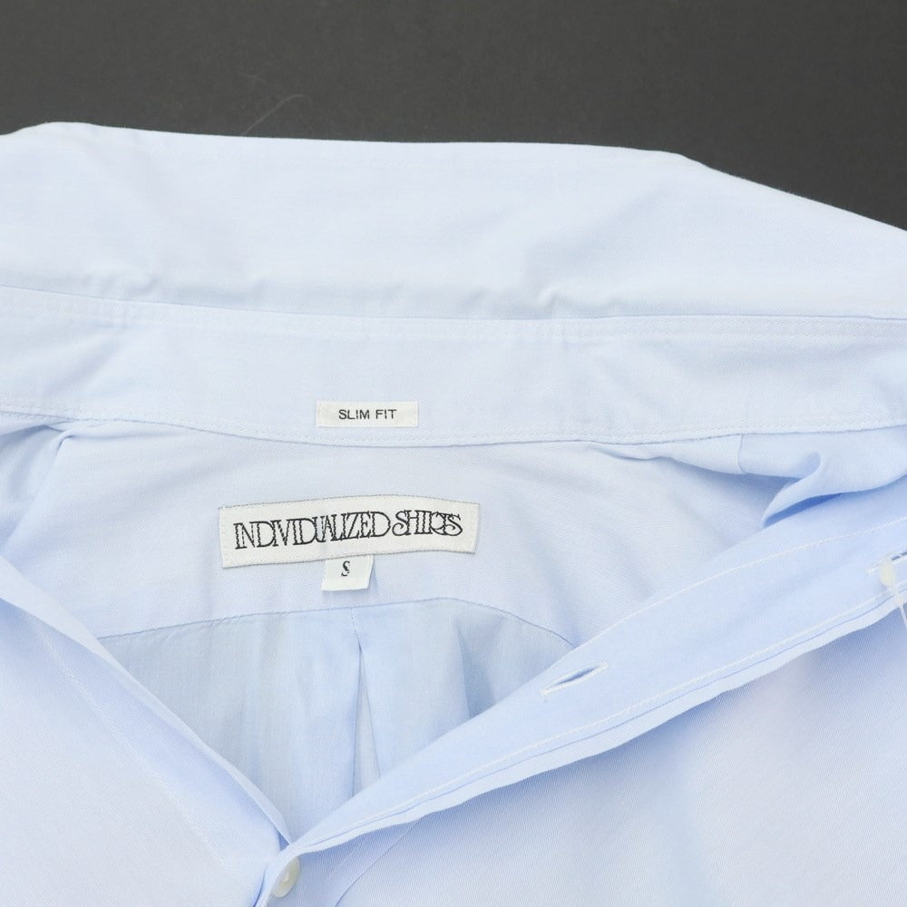 [Used] INDIVIDUALIZED SHIRTS Cotton Button-down Short Sleeve Shirt Light Blue [S] [Condition Rank C] [Men&