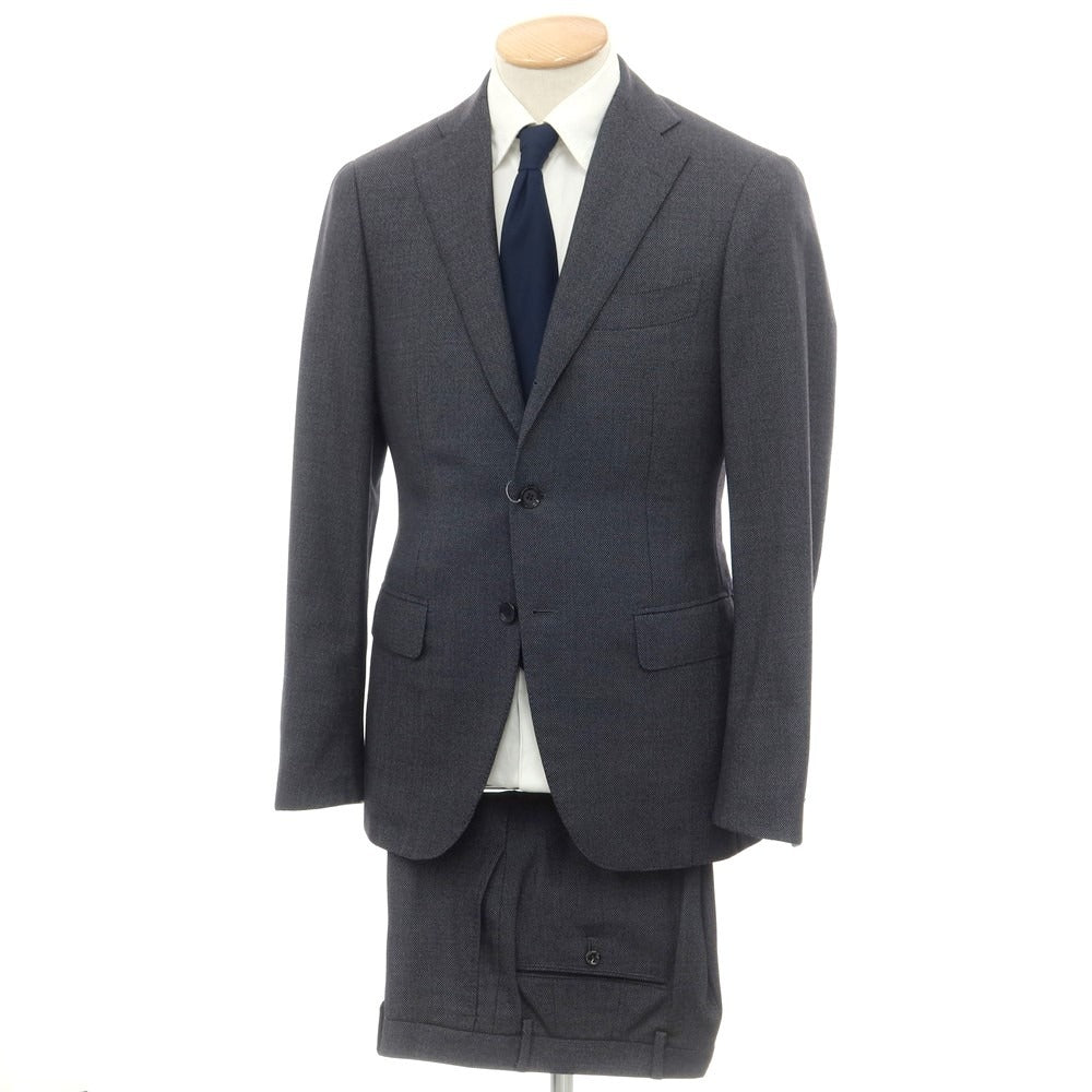 【中古】リングヂャケット RING JACKET ×guji ウール 3つボタンスーツ グレー【 44 】【 状態ランクB 】【 メンズ 】