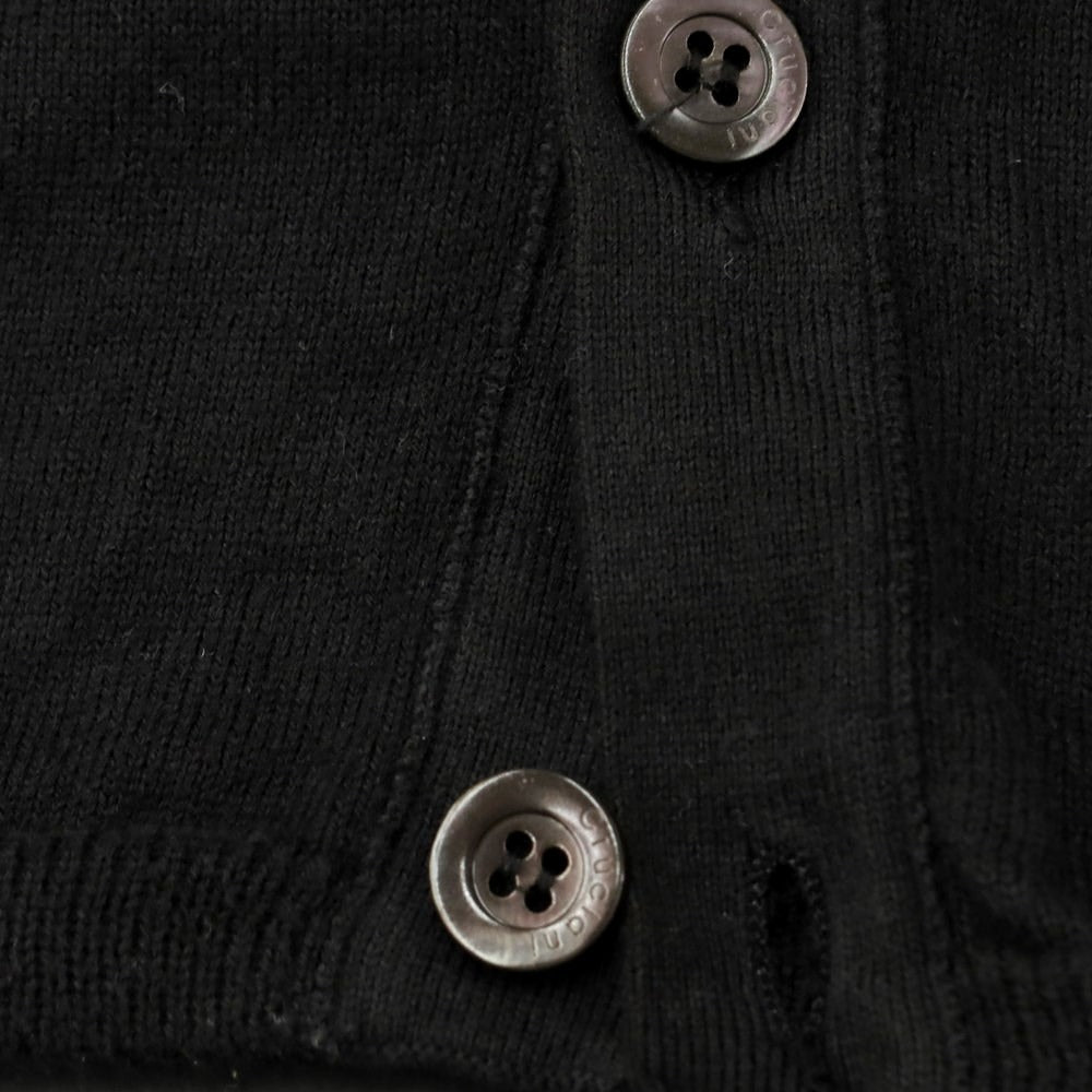 [Used] CRUCIANI cotton cardigan
 Black [Size 44] [BLK] [S/S] [Condition Rank C] [Men&