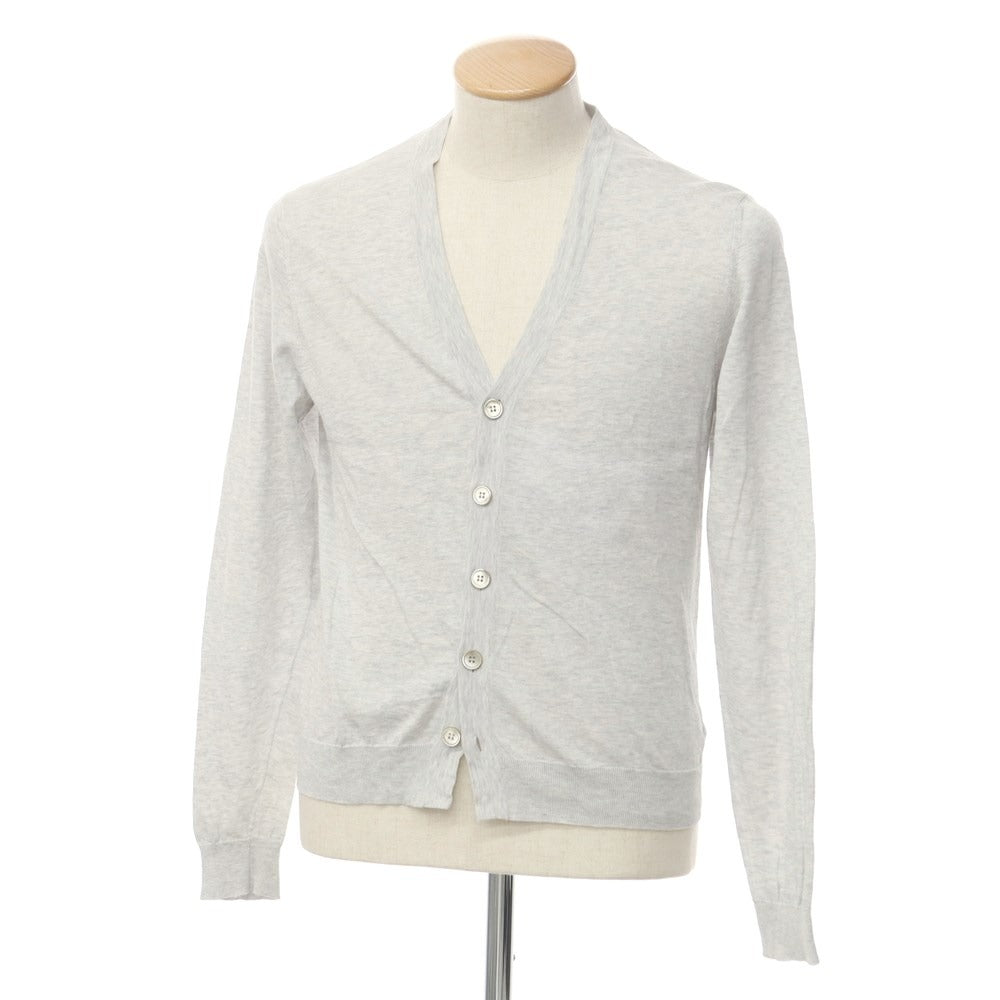 [Used] Drumohr Cotton Cardigan Light Gray [Size 44] [GRY] [S/S] [Condition Rank C] [Men&