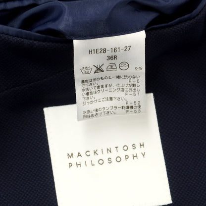 [Used] Mackintosh Philosophy MACKINTOSH PHILOSOPHY TROTTER Polyester 2B Tailored Jacket Navy [Size 36R] [NVY] [S/S] [Condition Rank B] [Men&