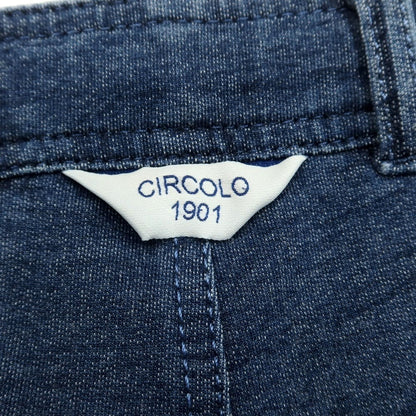 【中古】チルコロ1901 CIRCOLO 1901 スウェット イージースラックスパンツ ライトネイビー【 表記消え（XL位） 】【 状態ランクC 】【 メンズ 】
[CPD]