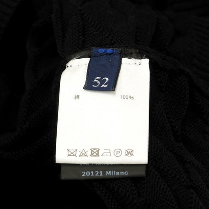 [Used] Drumohr Cotton Crew Neck Pullover Knit
 Black [Size 52] [BLK] [S/S] [Condition Rank B] [Men&