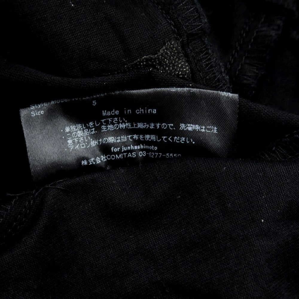 [Used] Jun Hashimoto junhashimoto Jersey cotton easy pants Black [5] [Condition rank B] [Men&