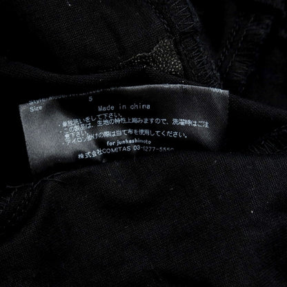 [Used] Jun Hashimoto junhashimoto Jersey cotton easy pants Black [5] [Condition rank B] [Men&