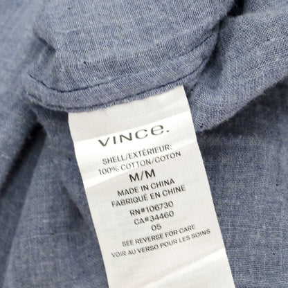 [Used] Vince Cotton Casual Shirt Navy [M] [Condition Rank C] [Men&