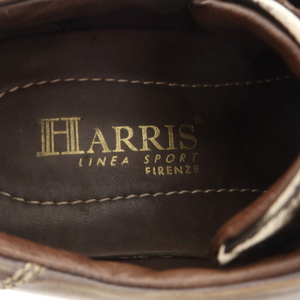 [Used] Harriss Leather Sneakers Navy x White [7.5] [Condition Rank D] [Men&