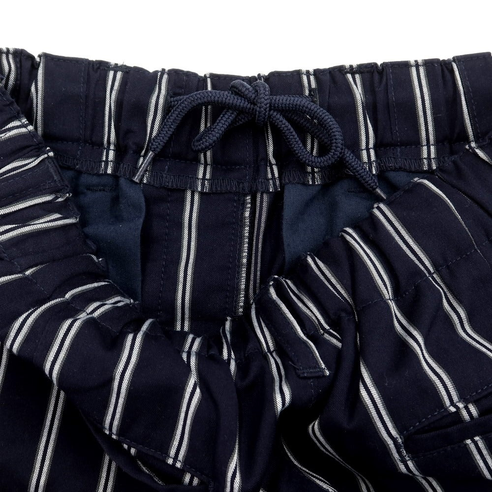 [Used] Nano Universe Polyester Rayon Easy Pants
 Navy x White [Size M] [NVY] [S/S] [Condition Rank C] [Men&