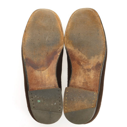 【中古】ジェイエムウエストン J.M WESTON スエード コインローファー ダークブラウン【 8 1/2E 】【 状態ランクD 】【 メンズ 】