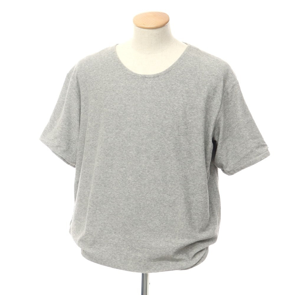 [Used] Banal Chic Bizarre Cotton Pile Reversible Short Sleeve T-Shirt Gray [No Size (S)] [Condition Rank B] [Men&